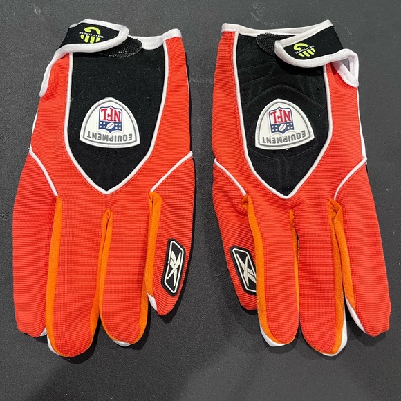 NFL Equipment orange and Black Gloves - Picture 1 of 4